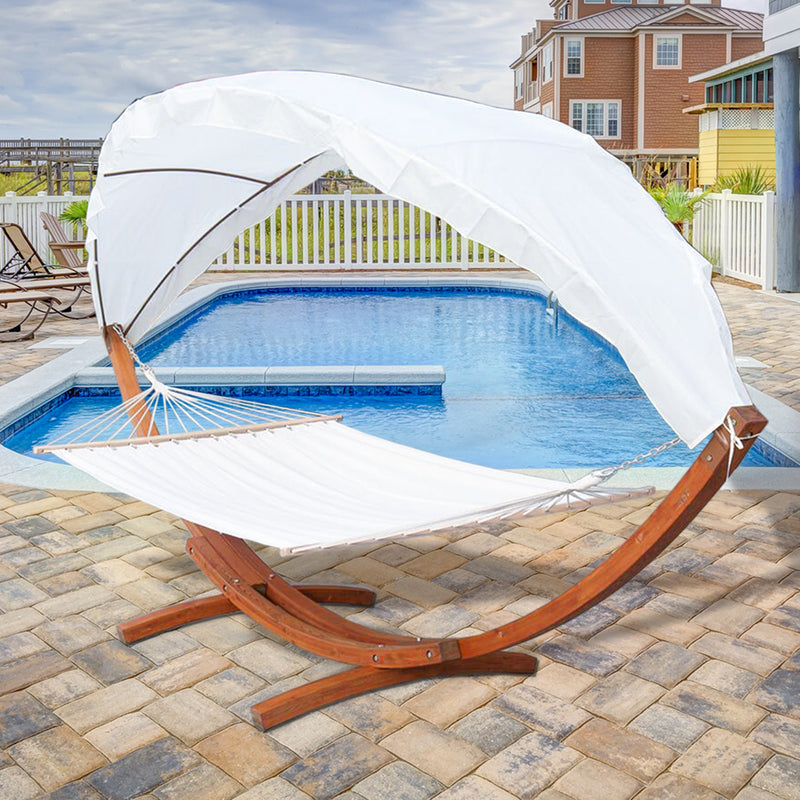 Sonnewelt Hängematte Holz Hammock mit Gestell