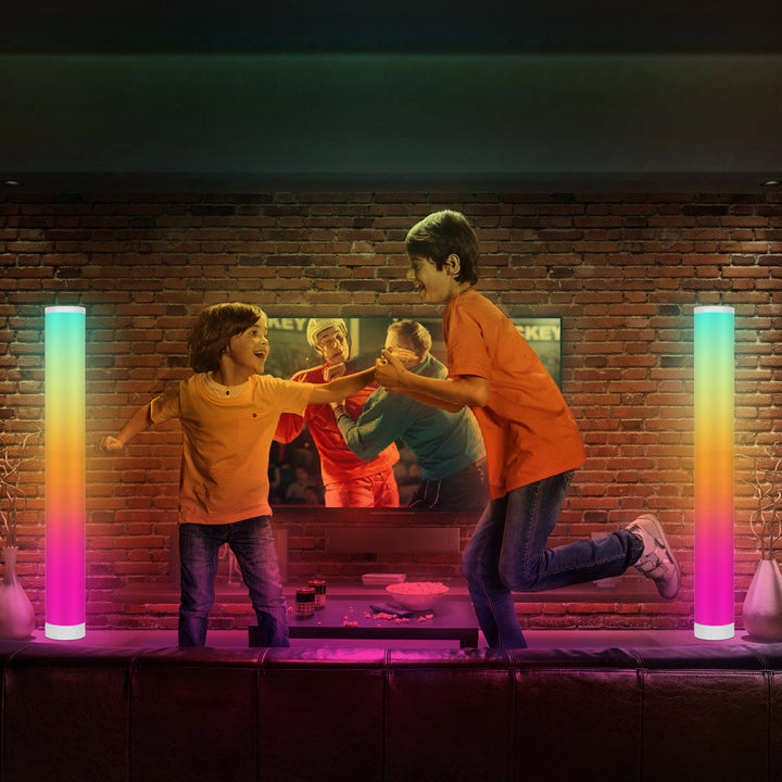 Sonnewelt 2X LED Stehlampe RGB Dimmbar mit Fernbedienung 6W