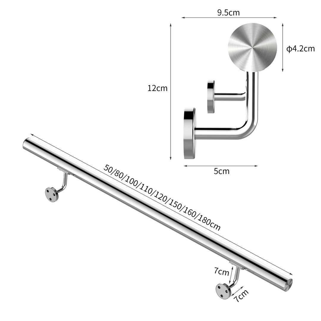 Sonnewelt Handlauf Edelstahl Wandhandlauf