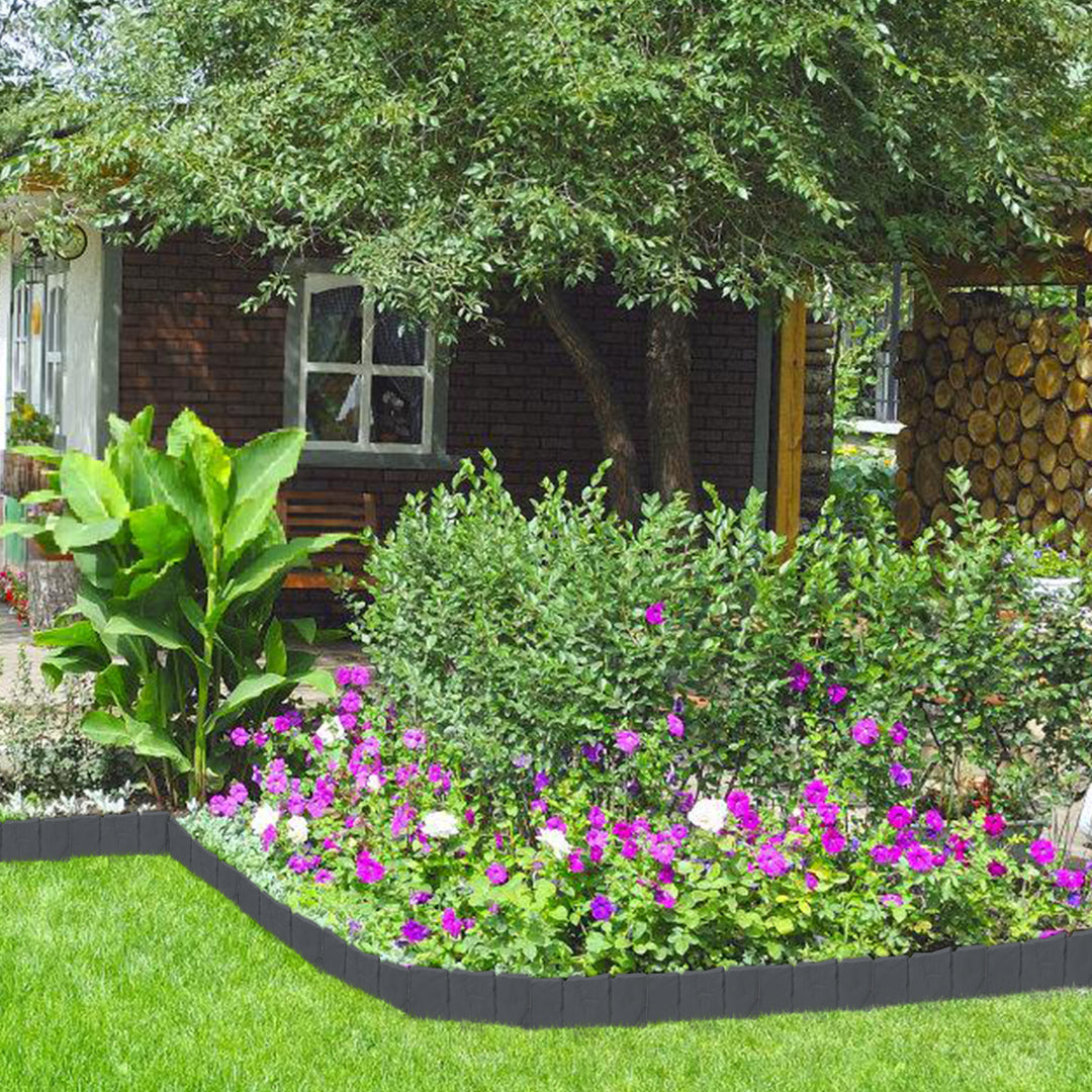 Sonnewelt lawn edge plastic stone look