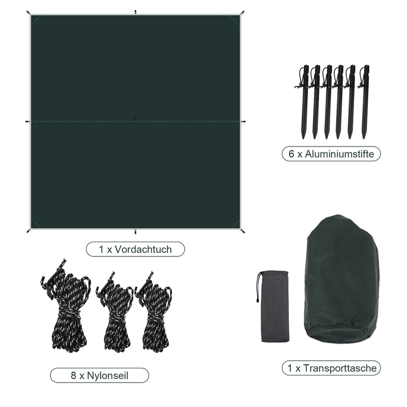 Sonnewelt Zeltplane Tarp PU Wasserdicht