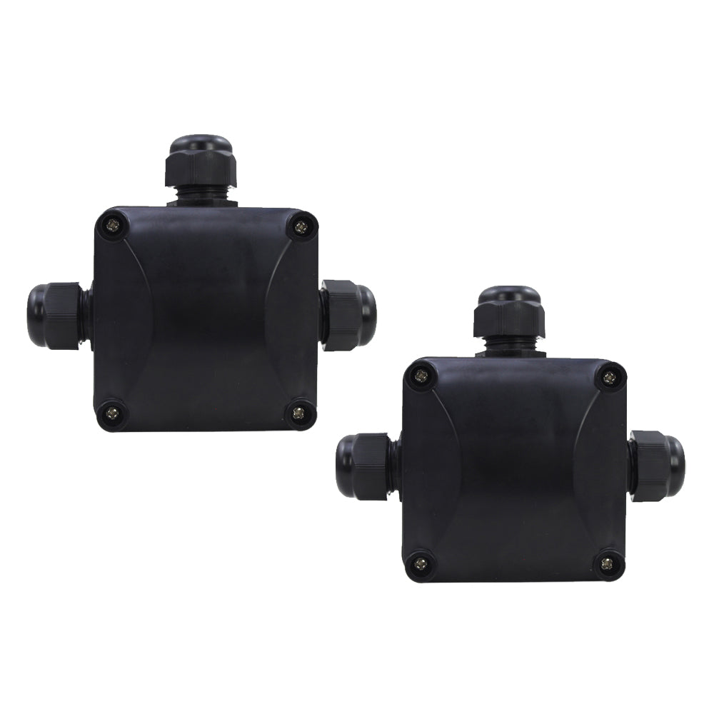 Sonnewelt Wasserdichte Abzweigdose 3-Wege Verteilerdose IP68