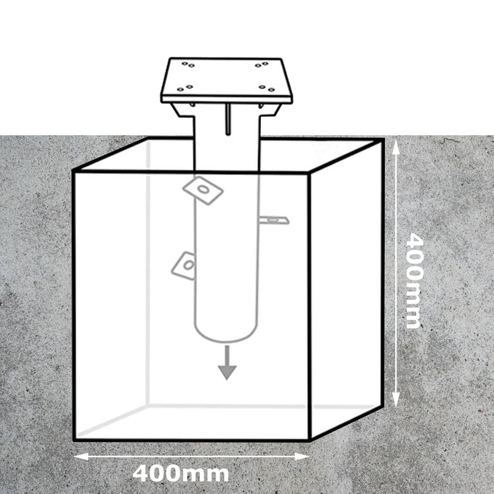 Sonnewelt Universal Bodenplatte für Sonnenschirm