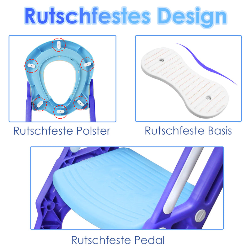 Sonnewelt Toilettentrainer mit Treppe Kinder Lerntöpfchen