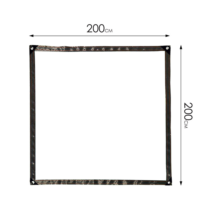 Sonnewelt Transparent Tarpaulin Waterproof with eyelets