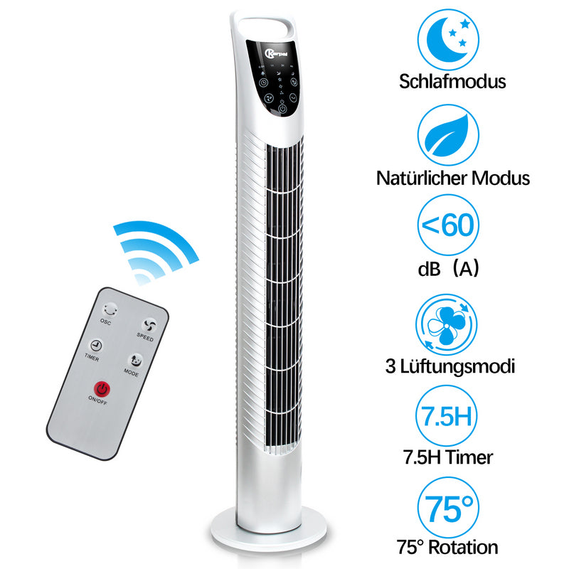 Sonnewelt Turmventilator mit Fernbedienung