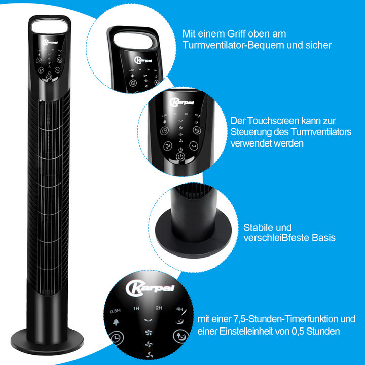 Sonnewelt Turmventilator mit Fernbedienung