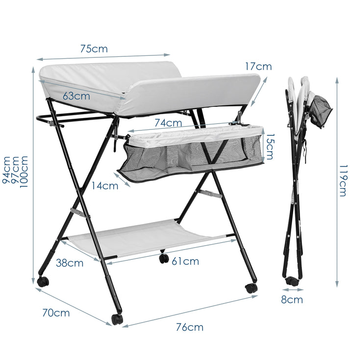 Sonnewelt Changing Table Foldable Baby Changing Unit