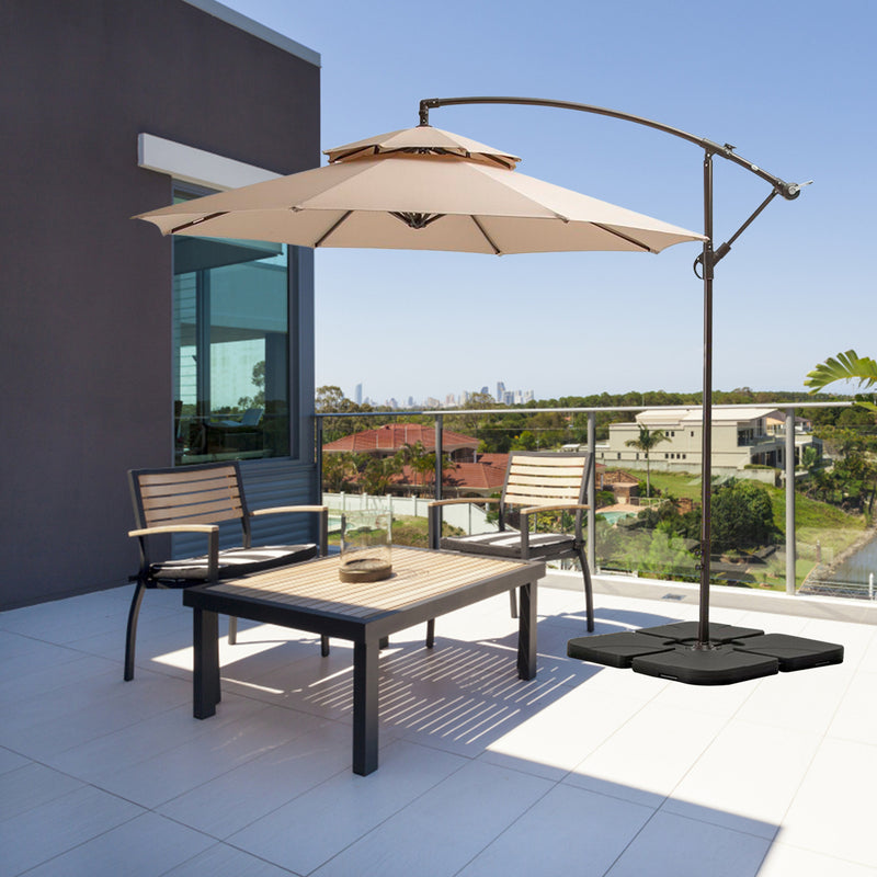 Sonnewelt umbrella stand can be filled up to 100kg
