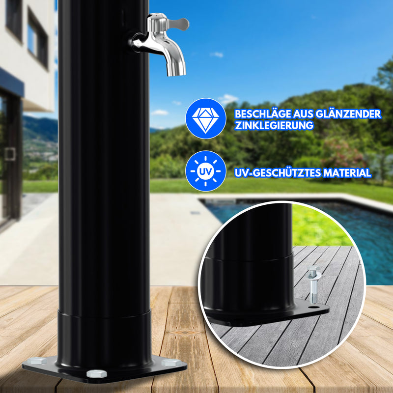 Sonnewelt 20L Solardusche mit Duschkopf