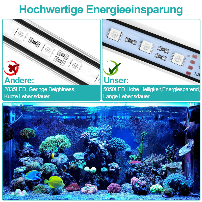 Sonnewelt LED Aquarium Beleuchtung RGB Wasserdicht
