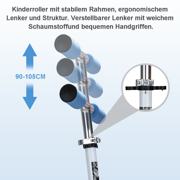 Sonnewelt Aluminium Kinder Scooter Für Kinder ab 5 Jahren