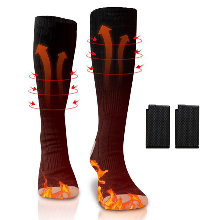 Sonnewelt Beheizte Socken Herren Damen Wiederaufladbar