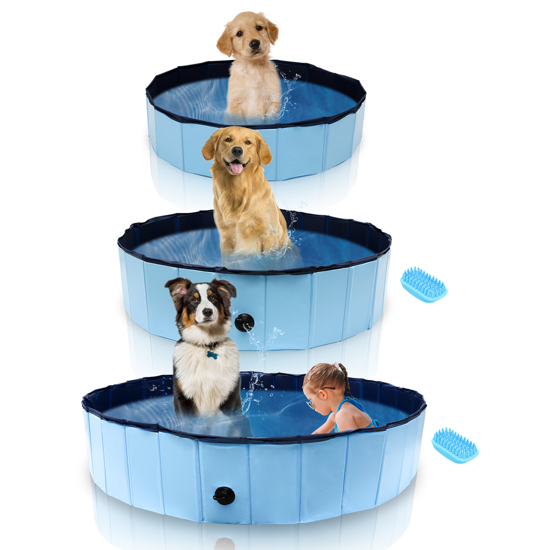 Sonnewelt Hundepool Faltbarer Swimmingpool