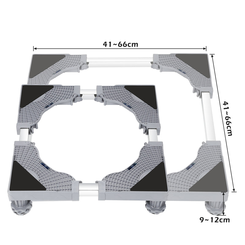Sonnewelt Verstellbare Waschmaschinen Untergestell mit 4 Füße