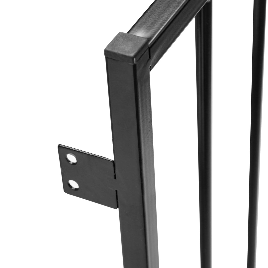 Sonnewelt Kaminschutzgitter mit Tür 304 cm Metall Ofenschutzgitter