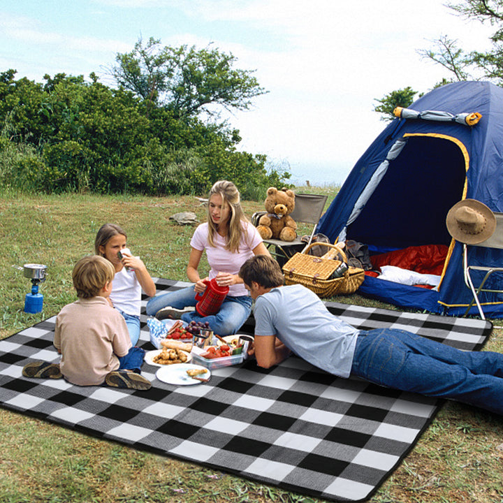 Sonnewelt Picknickdecke wasserdicht tragbar (200×200cm)