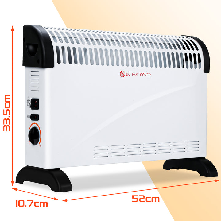 Sonnewelt 2000W Elektroheizung Konvektor Heizung mit Thermostat