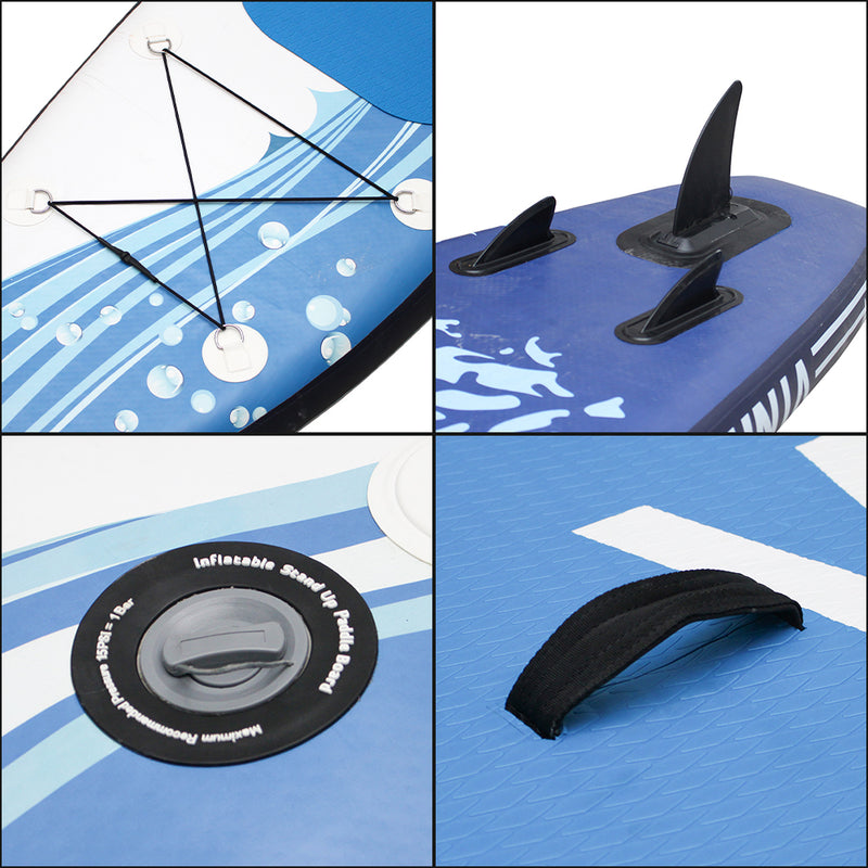 Sonnewelt Aufblasbares SUP Board Stand Up Paddling Board mit Sitz