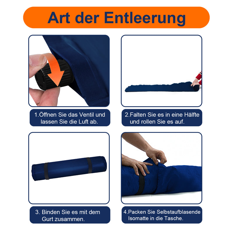 Sonnewelt Selbstaufblasende Luftmatratze Wasserdicht