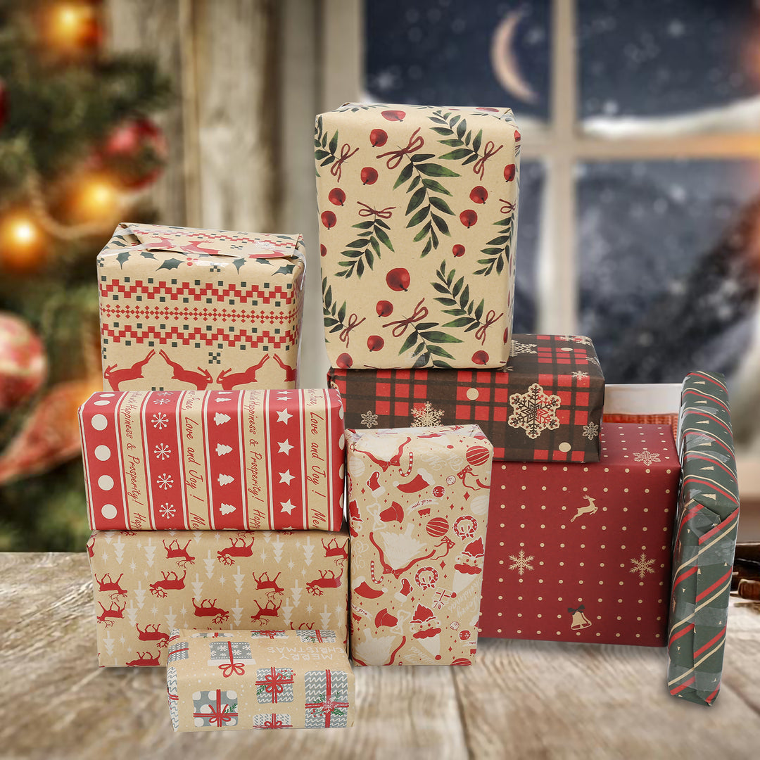 Sonnewelt Geschenkpapier Weihnachtspapier 70 * 50 cm