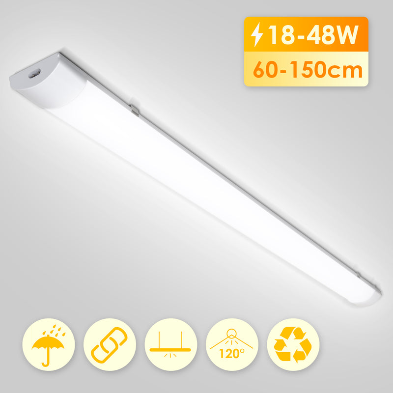 Sonnewelt LED Feuchtraumleuchte Neutralweiß