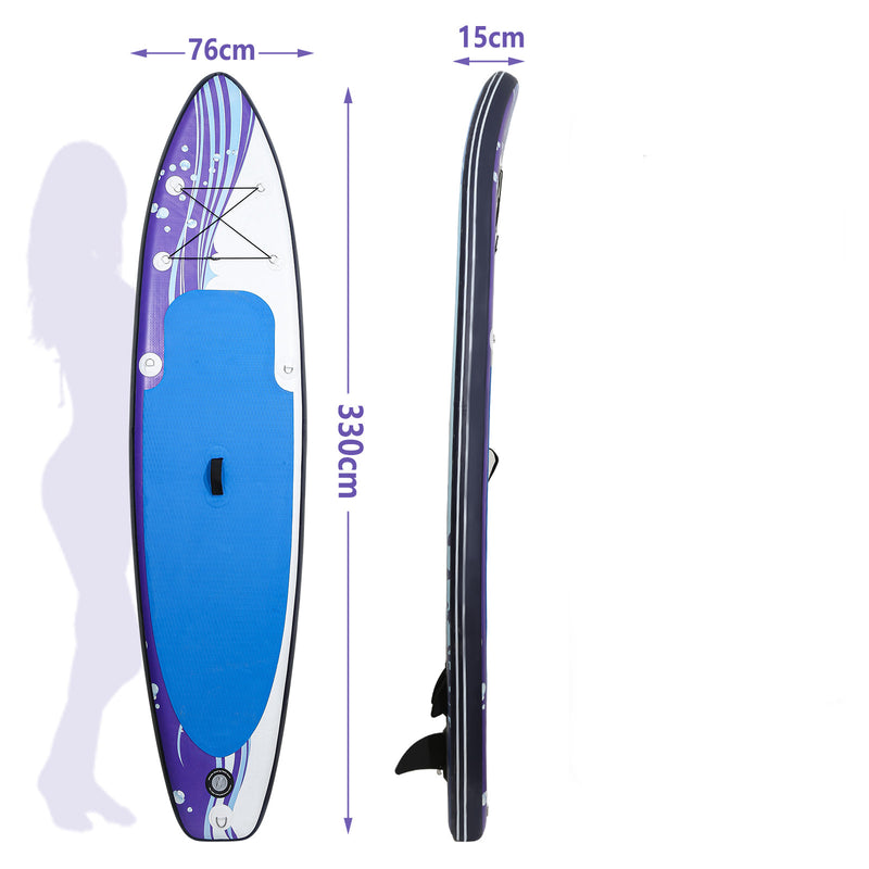 Sonnewelt Aufblasbares SUP Board Stand Up Paddling Board mit Sitz
