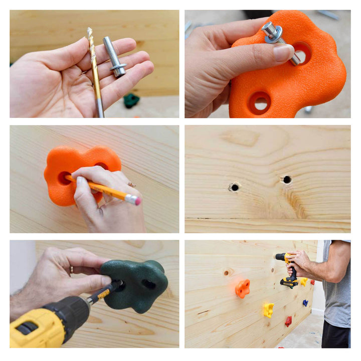 Sonnewelt Climbing Holds Outdoor 10/25PCS Children