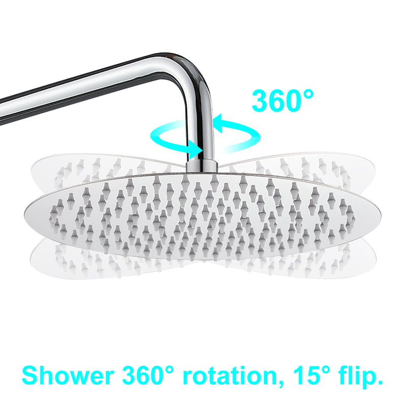 Sonnewelt  Regendusche Duschkopf Edelstahl 304