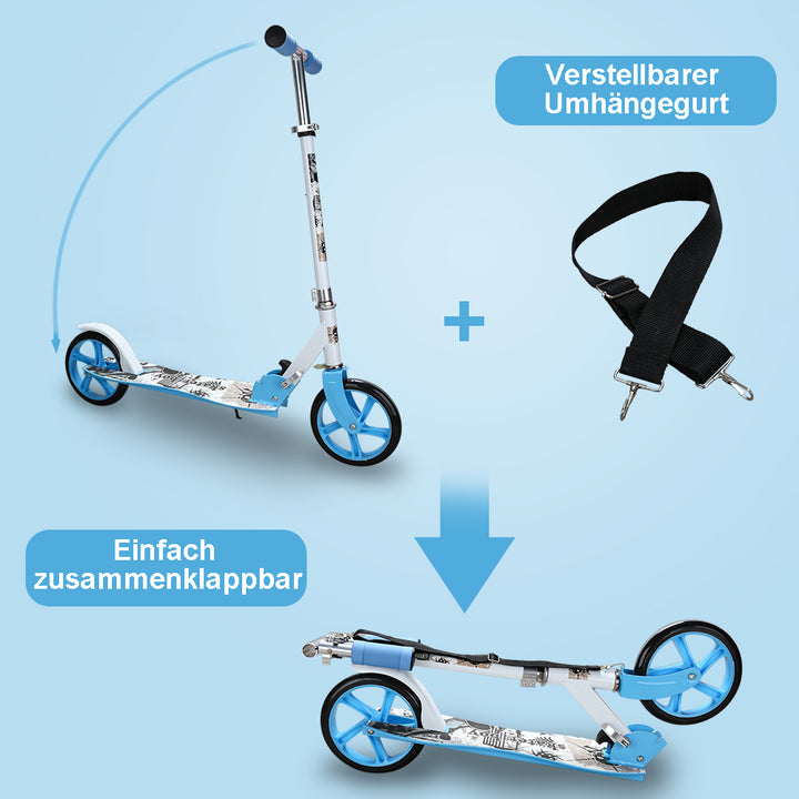 Sonnewelt Aluminium Kinder Scooter Für Kinder ab 5 Jahren