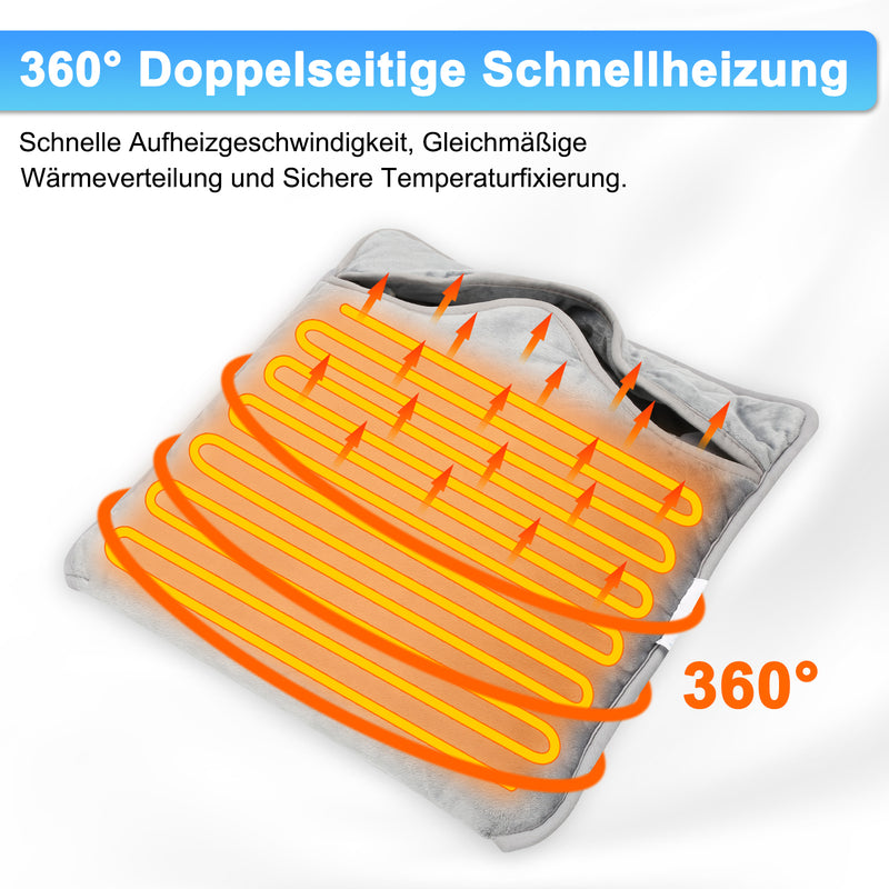 Sonnewelt Fußwärmer Elektrischer Fußsack mit 6 Temperaturstufen
