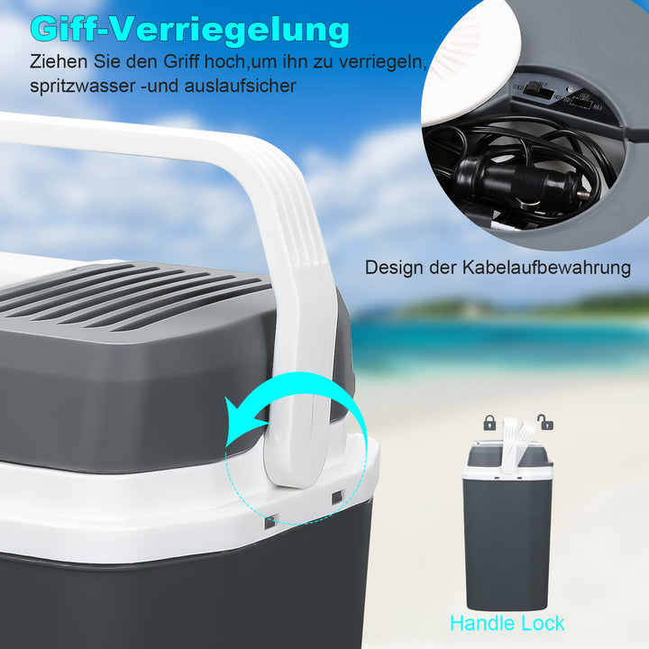 Sonnewelt Kühlbox Warmhaltebox Tragbare 24L/32L