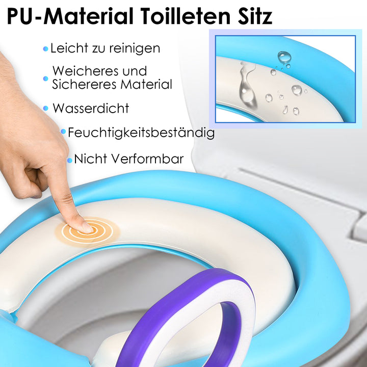Sonnewelt Toilettentrainer mit Treppe Kinder Lerntöpfchen