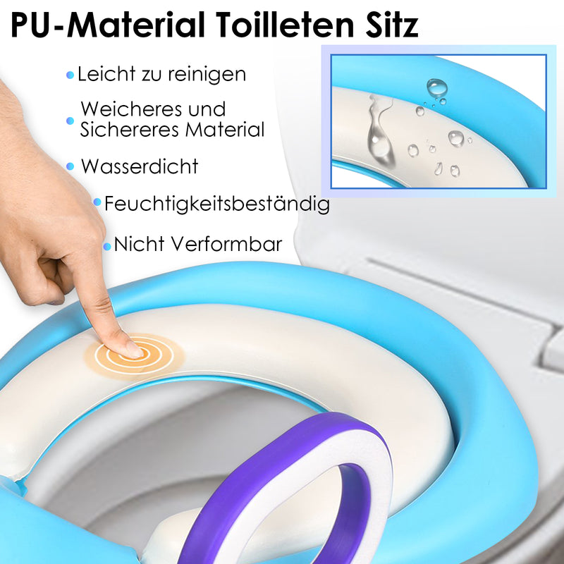 Sonnewelt Toilettentrainer mit Treppe Kinder Lerntöpfchen