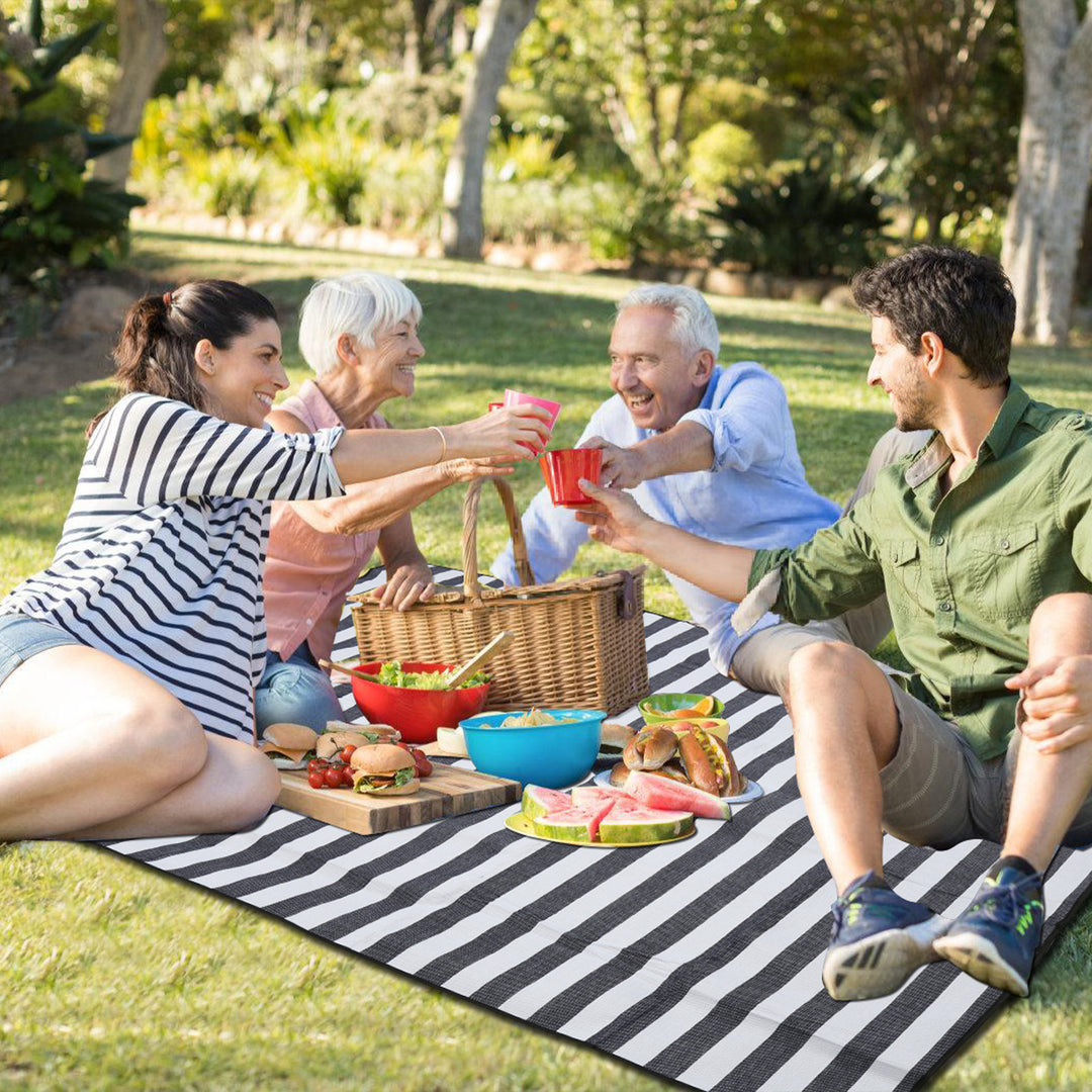 Sonnewelt Picknickdecke wasserdicht tragbar (200×200cm)