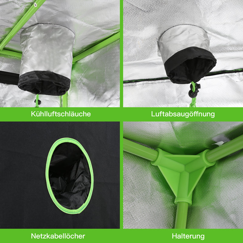 Sonnewelt Growbox Gewächshaus Pflanzenzelt