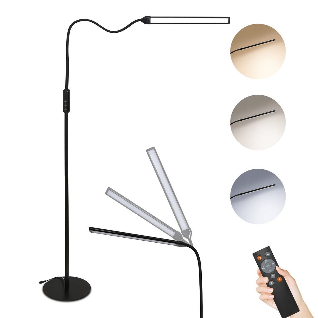 Sonnewelt Dimmbar Stehlampe 9W mit Fernbedienung