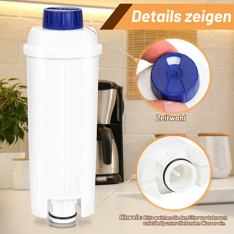 Sonnewelt Wasserfilter für Delonghi kompatibel für DLSC002 ECAM ETAM