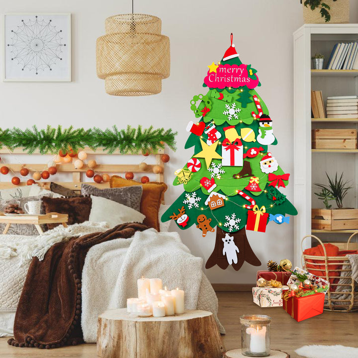 Sonnewelt Filz LED Weihnachtsbaum 105cm DIY