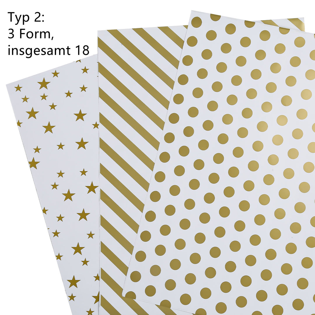 Sonnewelt Geschenkpapier Weihnachtspapier 70 * 50 cm