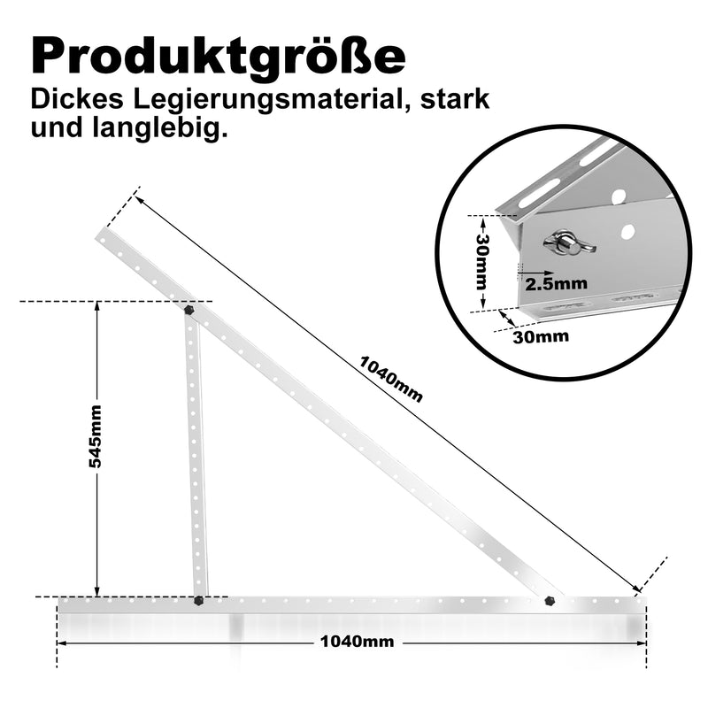 Sonnewelt Solarpanel Halterung 0-90°
