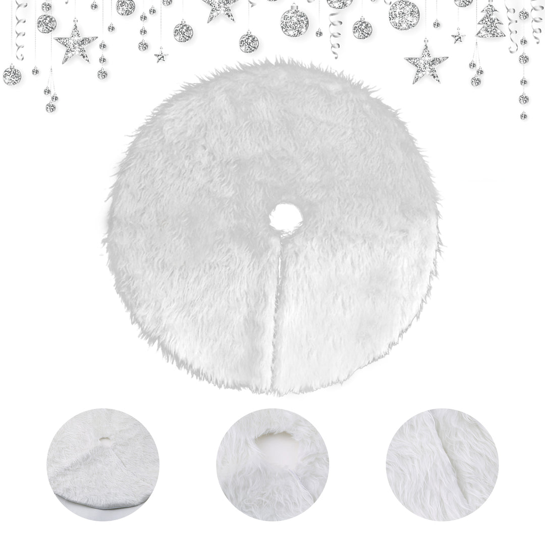 Sonnewelt Christmas tree blanket 78/90/122cm plush Christmas tree blanket