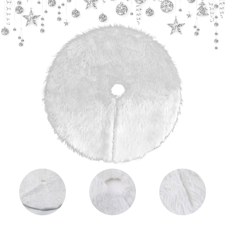 Sonnewelt Christmas tree blanket 78/90/122cm plush Christmas tree blanket