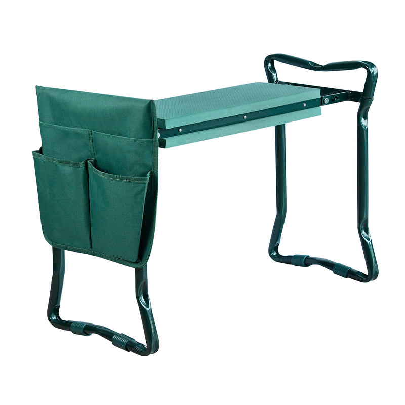Sonnewelt 2in1 Kniebank Tragbar Gartenhocker