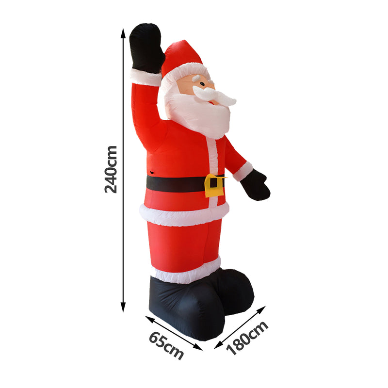 Sonnewelt 240cm Aufblasbarer Weihnachtsmann