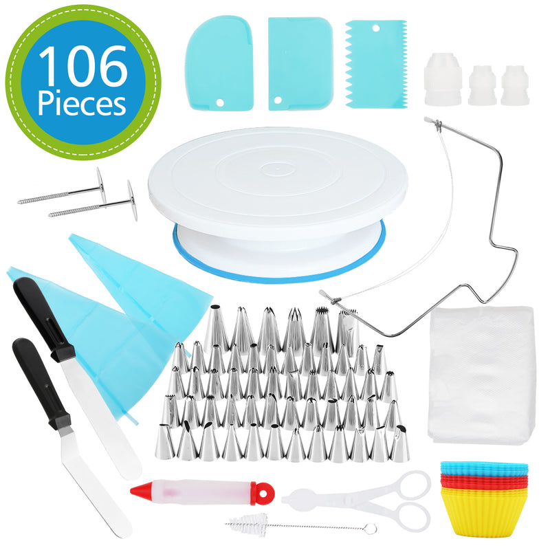 Sonnewelt 106 Teiliges Kuchen Spritztüllen Set