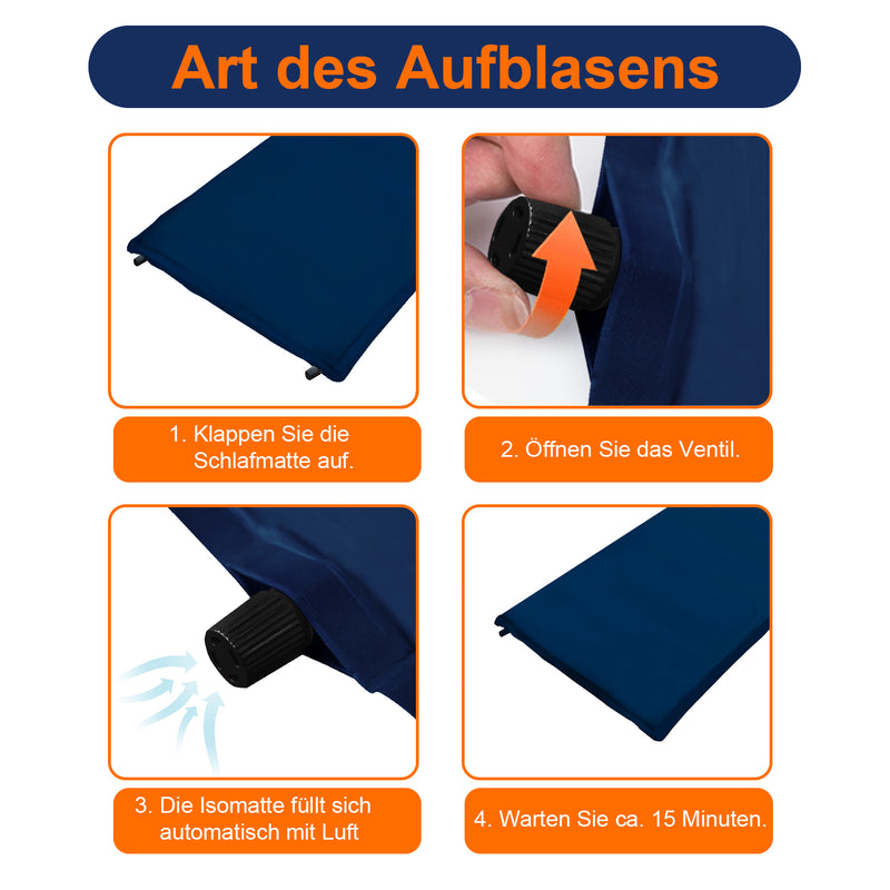 Sonnewelt Selbstaufblasende Luftmatratze Wasserdicht