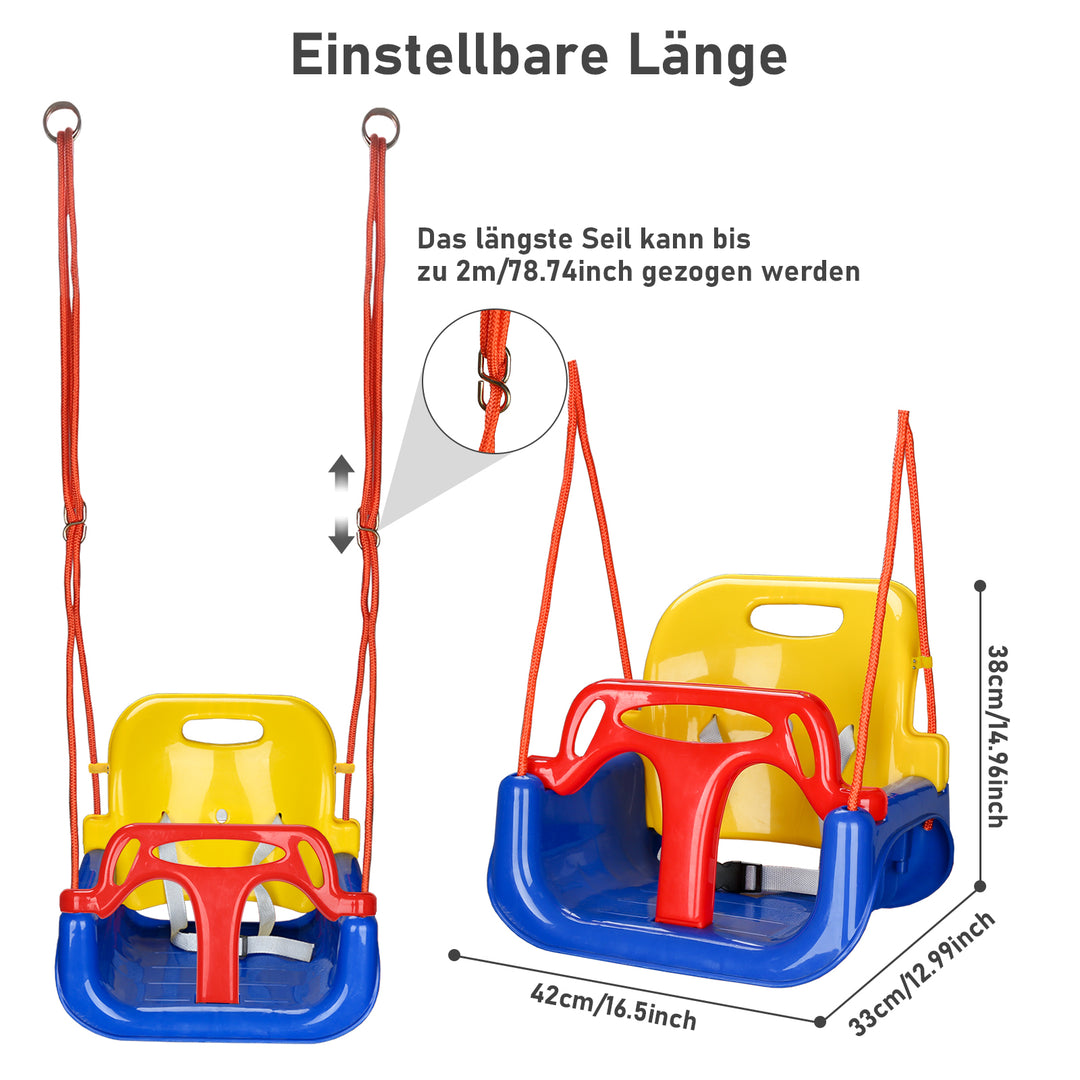 Sonnewelt Kinderschaukel Babyschaukel 3 in 1