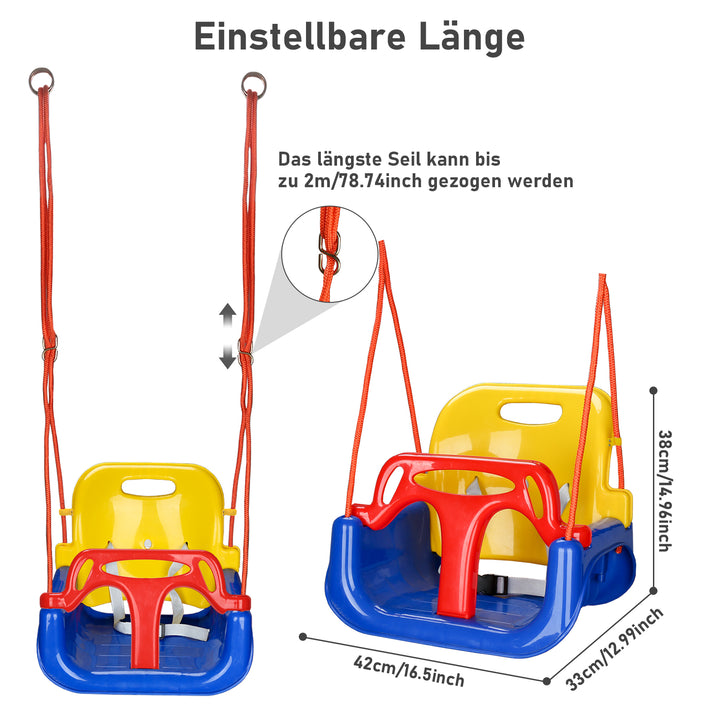 Sonnewelt Kinderschaukel Babyschaukel 3 in 1