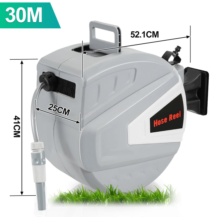 Sonnewelt Schlauchtrommel mit Handbrause und Gartenschlauch